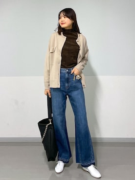 AZUMAさん（レディース・171cm）の冬コーディネート