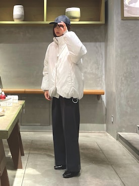 「SALON adam et rope'（サロン アダム エ ロペ）のアイテム（ジャケット/アウター）」を使った、AZUMAさん（レディース・171cm）の冬コーディネート