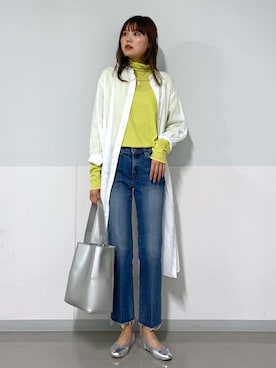 「ワンハンドル」｜「アイテム（アクセサリー）」を使った、AZUMAさん（レディース・171cm）の夏コーディネート