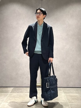 「TUMI（トゥミ）のアイテム」を使った、大木さん（メンズ・174cm）の夏コーディネート