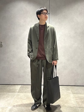 大木さん（メンズ・174cm）の春コーディネート