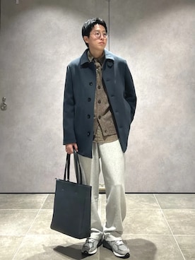 「SHIPS（シップス）のアイテム」を使った、大木さん（メンズ・174cm）の秋コーディネート