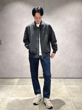 「テーパードデニム」｜大木さん（メンズ・174cm）の秋コーディネート