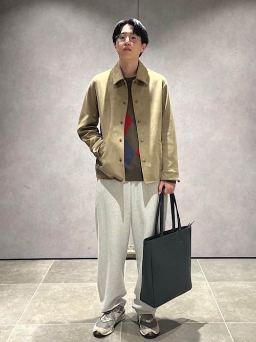 SHIPS: スマート レザー ヴァーティカル トートバッグ（トート