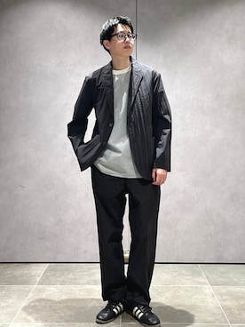 「SHIPS（シップス）のアイテム（トップス）」を使った、大木さん（メンズ・174cm）の春コーディネート