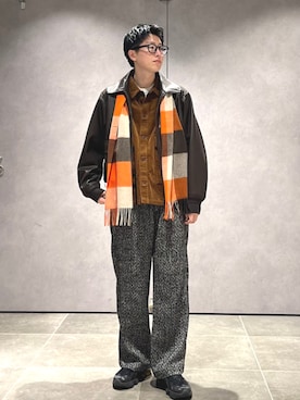 大木さん(メンズ・174cm)の冬コーディネート