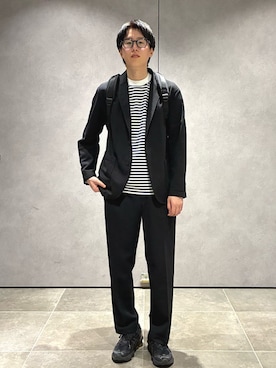 「SHIPS（シップス）のアイテム」を使った、大木さん（メンズ・174cm）の春コーディネート