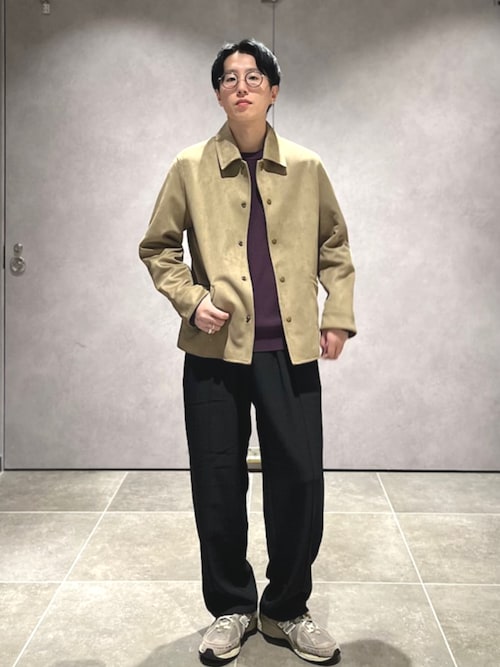 SHIPS: ポリエステル フェイク スエード コーチ ブルゾン（ブルゾン