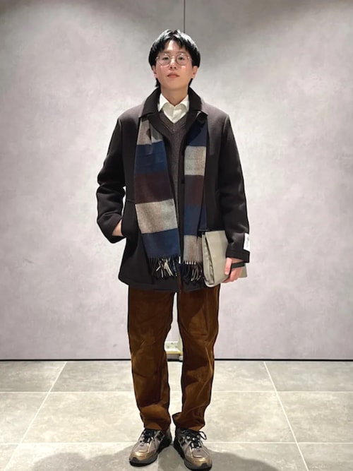 SHIPS: S140 ウールシルク シングル ピーコート（ピーコート）｜SHIPS