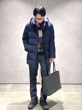 大木さん(メンズ・174cm)の冬コーディネート