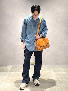 「SHIPS（シップス）のアイテム」を使った、大木さん（メンズ・174cm）の秋コーディネート