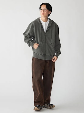 「SHIPS」｜大木さん（メンズ・174cm）の冬コーディネート