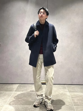 「SHIPS」｜「アイテム（ジャケット/アウター）」を使った、大木さん（メンズ・174cm）の冬コーディネート