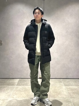 「SHIPS」｜「アイテム（ダウンジャケット/コート）」を使った、大木さん（メンズ・174cm）の秋コーディネート