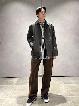 「アイテム（その他アウター）」を使った、大木さん（メンズ・174cm）の秋コーディネート