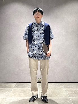 大木さん(メンズ・174cm)の夏コーディネート