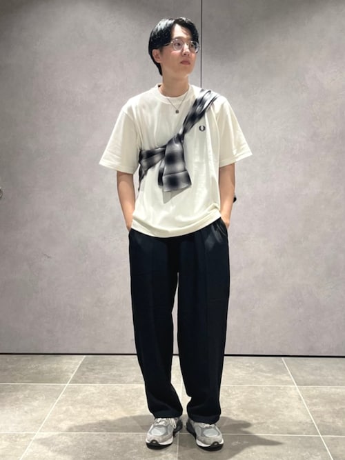 SHIPS別注】FRED PERRY:COOLMAX(R) 鹿の子 ワンポイント ロゴ Tシャツ