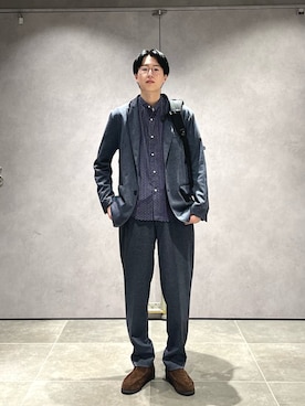 大木さん(メンズ・174cm)の秋コーディネート