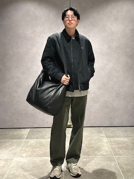 「SHIPS（シップス）のアイテム」を使った、大木さん（メンズ・174cm）の秋コーディネート