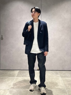 「アイテム（ジャケット/アウター）」を使った、大木さん（メンズ・174cm）の秋コーディネート