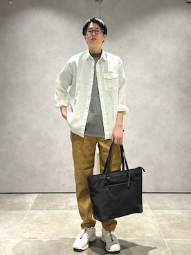 大木さん(メンズ・174cm)の春コーディネート