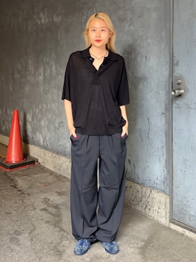 「crepuscule（クレプスキュール）のアイテム」を使った、BEAMS Tさん（レディース・168cm）の春コーディネート