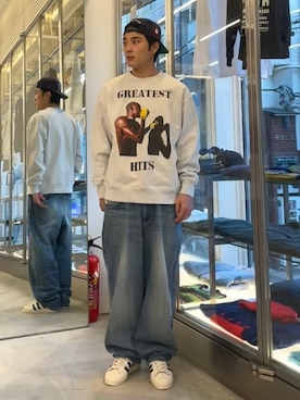 「BEAMS T（ビームスティー）のアイテム」を使った、BEAMS Tさん（メンズ・172cm）の冬コーディネート