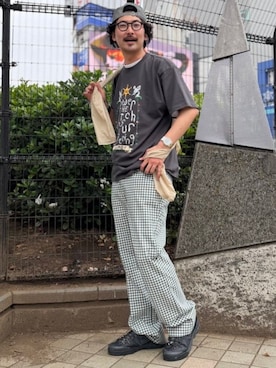 「BEAMS T（ビームスティー）のアイテム」を使った、BEAMS Tさん（メンズ・185cm）の春コーディネート