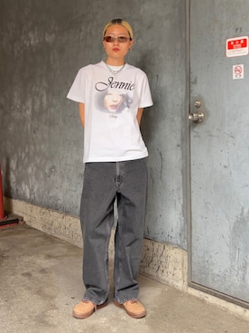 「BEAMS T（ビームスティー）のアイテム」を使った、BEAMS Tさん（レディース・168cm）の春コーディネート