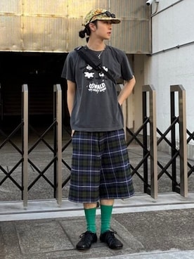 「BEAMS T（ビームスティー）のアイテム」を使った、BEAMS Tさん（メンズ・170cm）の春コーディネート