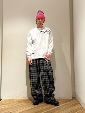 「BEAMS（ビームス）のアイテム（パンツ）」を使った、BEAMS Tさん（メンズ・179cm）の春コーディネート