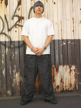 「BEAMS（ビームス）のアイテム（パンツ）」を使った、BEAMS Tさん（メンズ・165cm）の春コーディネート