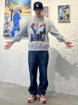 「BEAMS T（ビームスティー）のアイテム」を使った、BEAMS Tさん（メンズ・176cm）の冬コーディネート