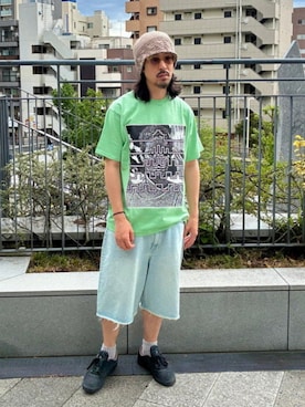 「few.（フュー）のアイテム」を使った、BEAMS Tさん（メンズ・173cm）の夏コーディネート