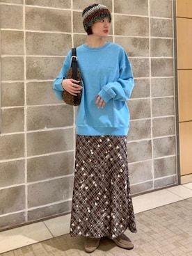 BEAMS Tさん（レディース・163cm）の冬コーディネート