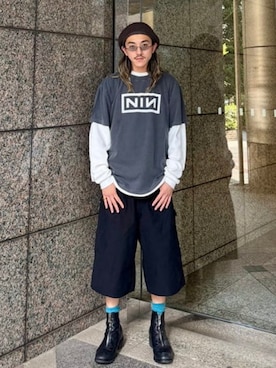 「GOOD ROCK SPEED（グッドロックスピード）のアイテム」を使った、BEAMS Tさん（メンズ・168cm）の夏コーディネート