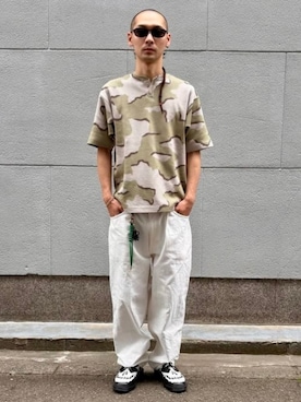 「BEAMS T（ビームスティー）のアイテム」を使った、BEAMS Tさん（メンズ・170cm）の夏コーディネート