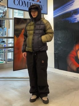 「アイテム（ダウンジャケット/コート、その他）」を使った、BEAMS Tさん（メンズ・172cm）の秋コーディネート