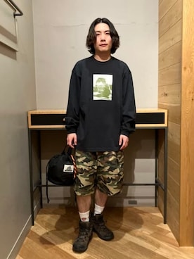 「GREGORY（グレゴリー）のアイテム（バッグ）」を使った、BEAMS Tさん（メンズ・169cm）の春コーディネート