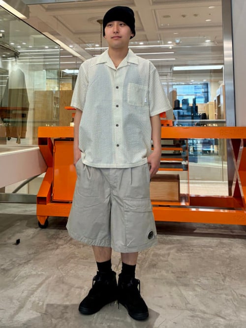 Diaspora skateboards / Seersucker Montara Shirt（シャツ/ブラウス
