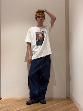 「BEAMS T（ビームスティー）のアイテム」を使った、BEAMS Tさん（メンズ・186cm）の春コーディネート