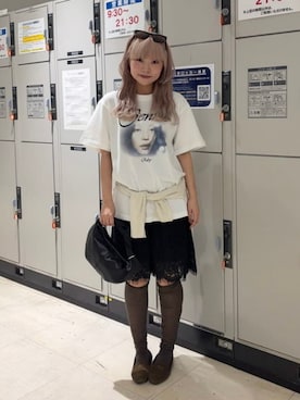 「BEAMS T（ビームスティー）のアイテム」を使った、BEAMS Tさん（メンズ・154cm）の春コーディネート
