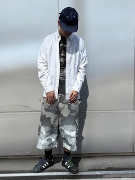 「BEAMS（ビームス）のアイテム（パンツ）」を使った、BEAMS Tさん（メンズ・175cm）の春コーディネート