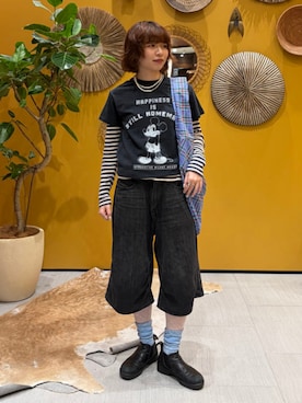 「bpr BEAMS（ビーピーアール ビームス ）のアイテム」を使った、BEAMS Tさん（レディース・159cm）の夏コーディネート