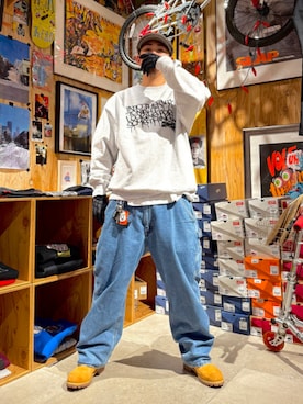 「BEAMS T（ビームスティー）のアイテム」を使った、BEAMS Tさん（メンズ・180cm）の春コーディネート