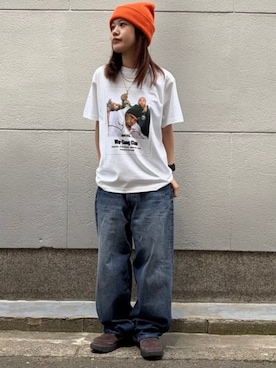 「BEAMS T（ビームスティー）のアイテム」を使った、BEAMS Tさん（レディース・153cm）の春コーディネート