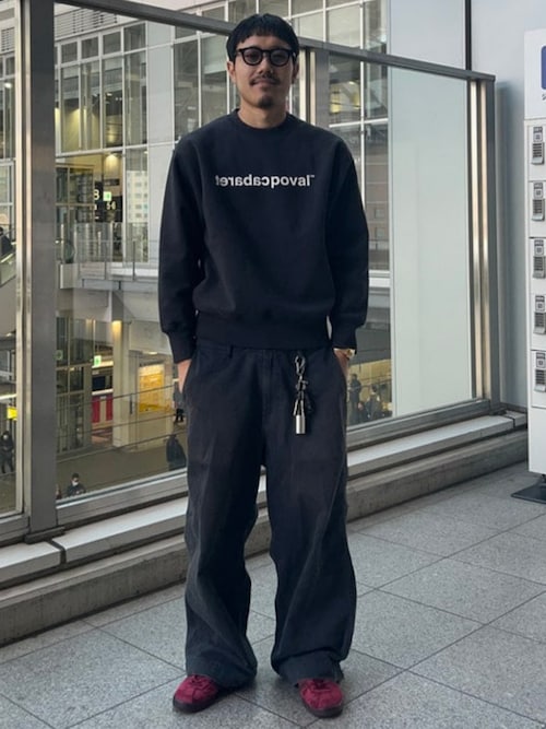 Cabaret Poval / Logo Crewneck（スウェット）｜cabaret poval