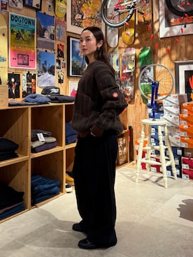 「C.E（シーイー）のアイテム（トップス）」を使った、BEAMS Tさん（レディース・148cm）の春コーディネート