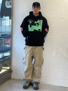 「BEAMS T（ビームスティー）のアイテム」を使った、BEAMS Tさん（メンズ・172cm）の冬コーディネート