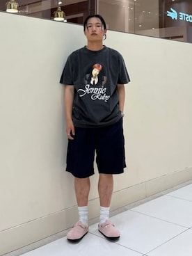 「BEAMS T（ビームスティー）のアイテム」を使った、BEAMS Tさん（メンズ・170cm）の春コーディネート